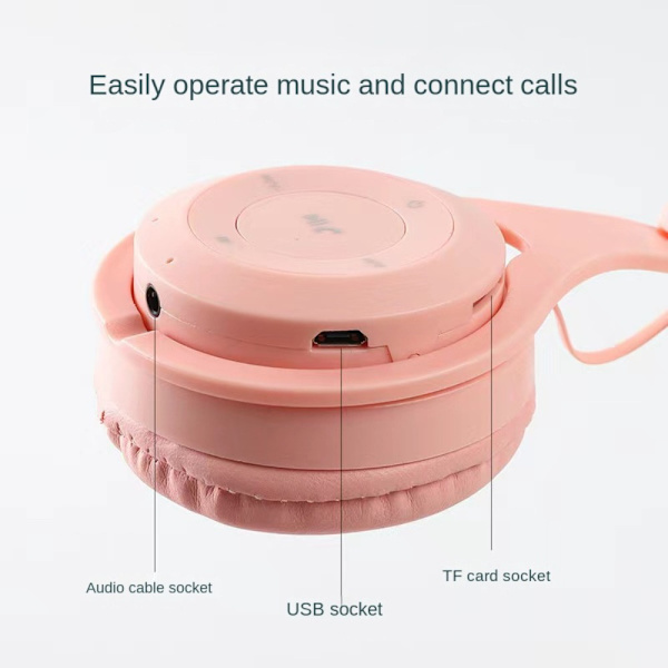 Hörlurar Trådlösa Bluetooth hörlurar ROSA Pink