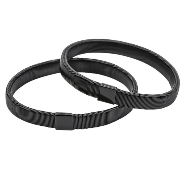 2stk Metal Armbånd Skjorteærmer SORT 2STK 2STK Black 2pcs-2pcs