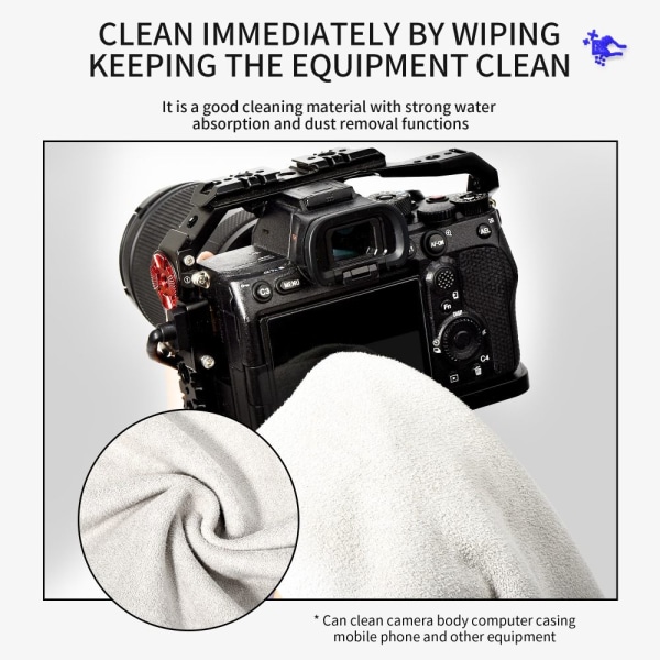 Kamera Beskyttende Wrap Wrap klud Kamera Wrapper Grey
