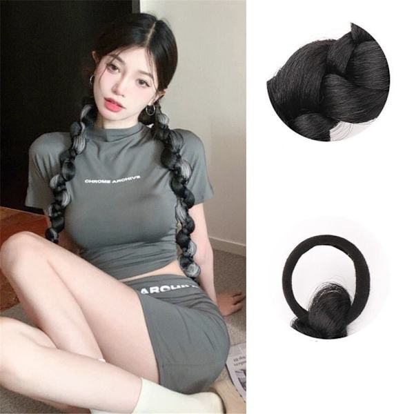 Pitkät nyrkkeilypunos Peruukki Bubble Braid D 1KPL D 1KPL D 1PCS