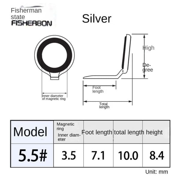 Fiskestang Ring Eye Guide fiskeguide 5.5 5.5 5.5