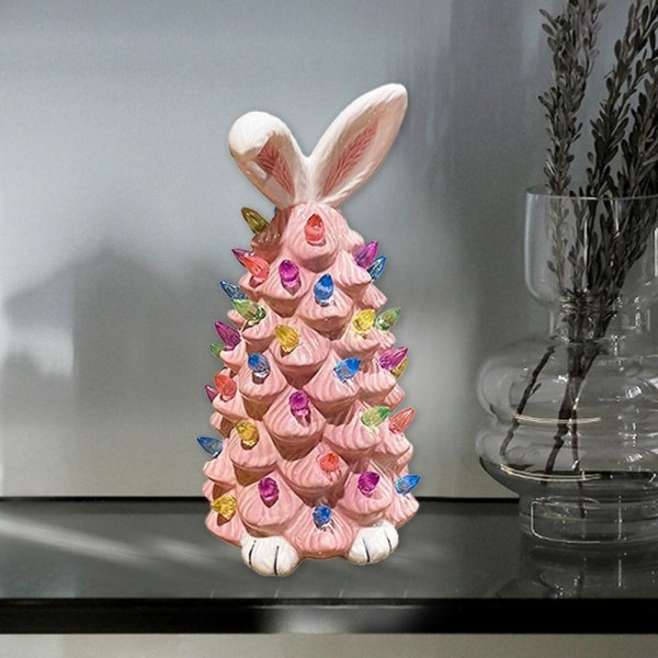 Resin Rabbit Ear Lamp Color Lamp Festival Atmosphere Decoration