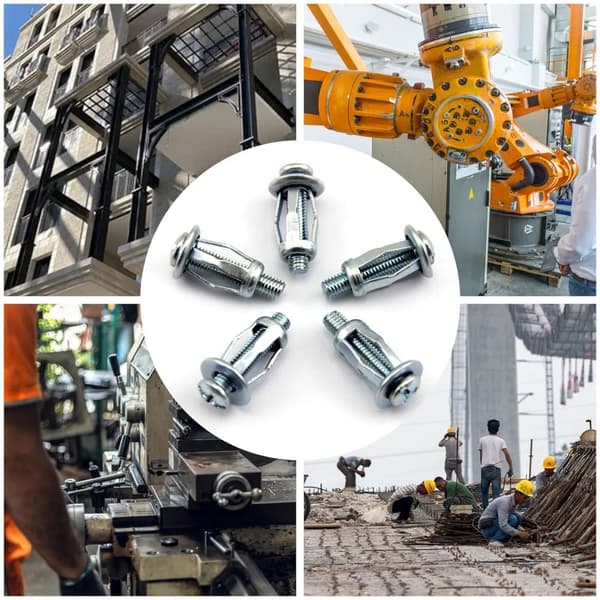 50st M4 Jack Mutter Kronbladsnötter 50ST 50ST 50Pcs