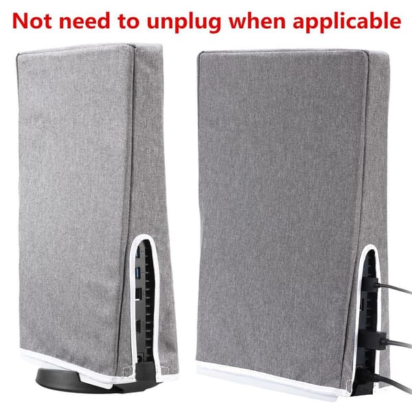 PS5 Game Console Cover Grey Ant Cloth