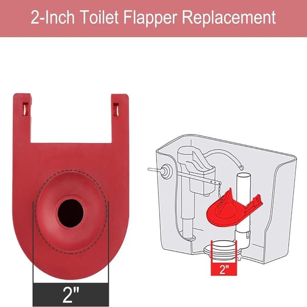 2 st Toaletttank Delar Klaff Dräneringsventil Vattenklaff 2 pcs