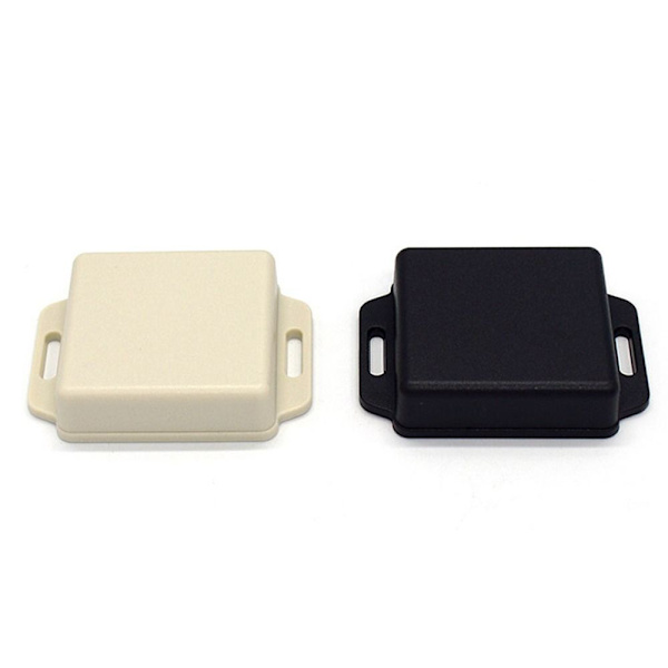 Elektronisk projektboks Vandtæt dæksel Projekt SORT 41X41X20MM Black 41x41x20mm