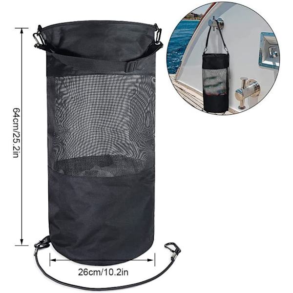 Veneen roskakori Boat Trash CAN Mesh Roskakori