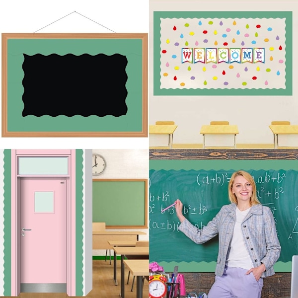 Borders Stickers Lime Border Trim Skoledekorasjon
