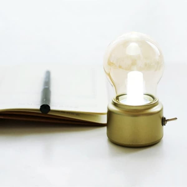 LED pære skrivebordslampe SORT black