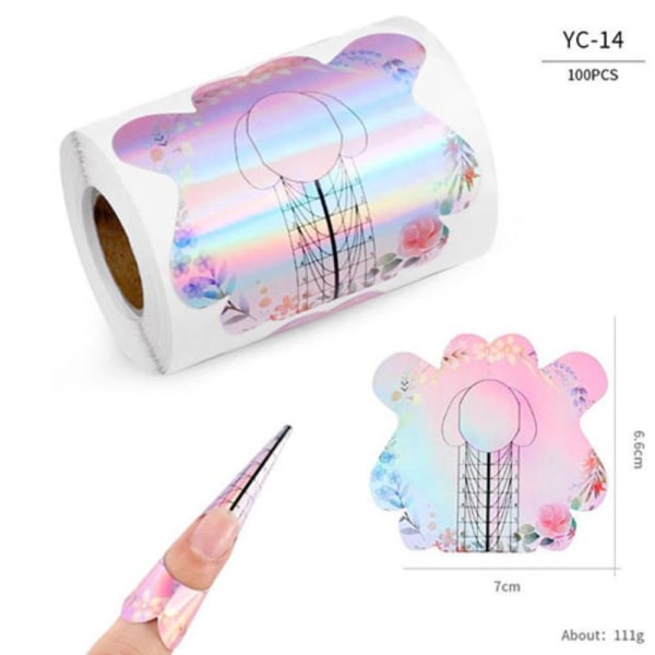 Nail Forms Sticker Manicure Design 01 01 01