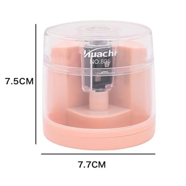 Batteri Blyantspidser Blyantkutter PINK Pink
