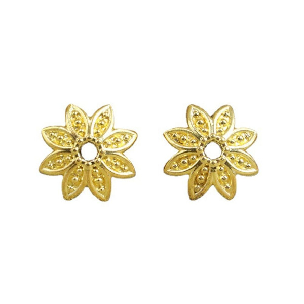 Metall blompärlor Blompärlor Kepsar Blandade blompärlor Kepsar
