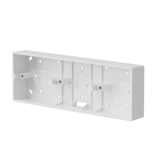 Kytkinpistorasia Ulkoinen asennusrasia VALKOINEN 258X86X33MM white 258x86x33mm