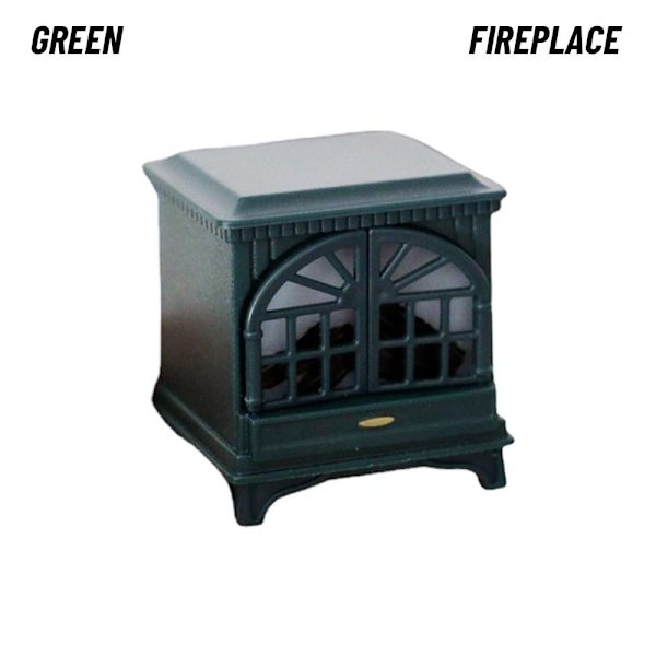 Miniature Pejs Tricolor Globe GRØN PEJS PEJS Green Fireplace-Fireplace