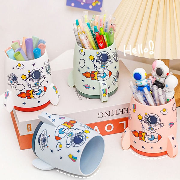 Penholder Makeup Børste Holder HVID White