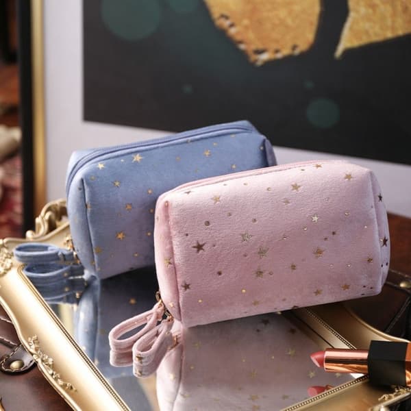 Makeup Bag Oppbevaringsveske BLÅ blue
