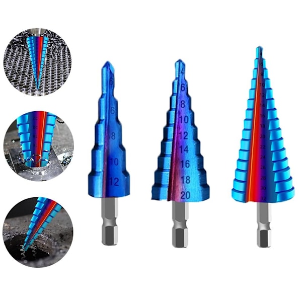 Step Drill Bit Step Cone Drill 4-20MM 4-20mm