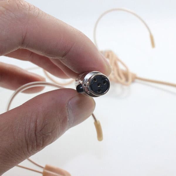 Hovedbåret headset mikrofon SORT black
