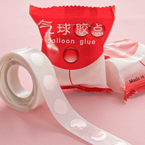 10 rullaa Balloon Glue Dot Adhesive Tap -ilmapallotarra 10 Rolls