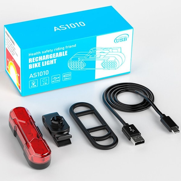 Cykelljus Cykelbakljus RÖD Red