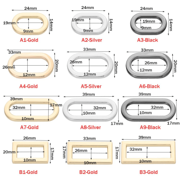 D Ringspänne GOLD B3 gold B3