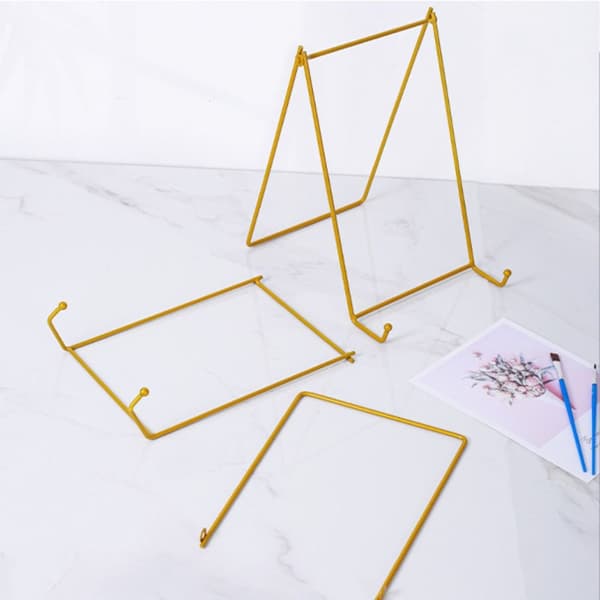 Jern Display Stand Wire Iron Easel WHITE M white M