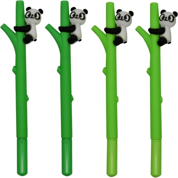 Puukiipeily Panda Gel Pen Suloinen Panda Animal Style -kynä, musta
