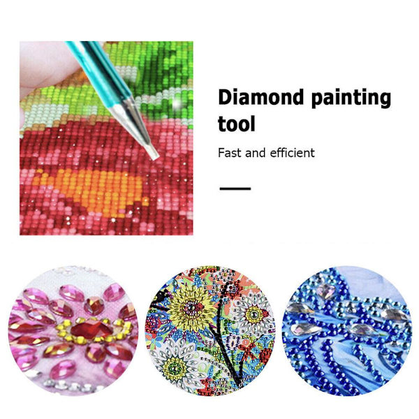 Diamond Painting Pen Ceramics Point Drill Pen VAALEENVIHREÄ Light Green