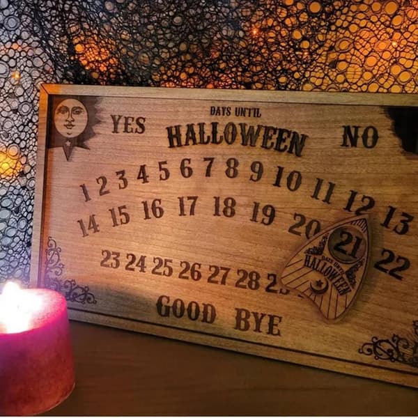Halloween Calendar Countdown Board Advent Countdown Calendar