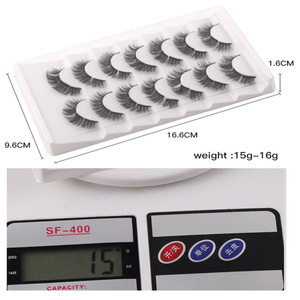 Falske øjenvipper Eye Lash Extension 3 3 3