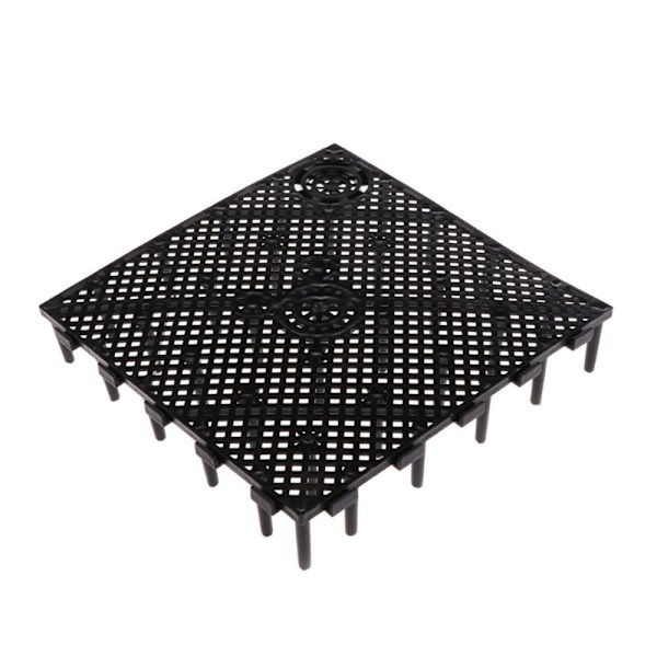 Fisketank bunnfilterplate Akvariumdeler SVART A A Black A-A