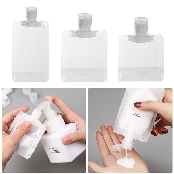 Påfyllningsbar flaskor Packpåse 50ML 50ML 50ml