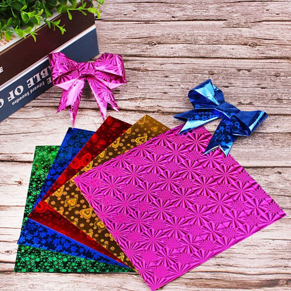 50st Fyrkantigt Origami Papper Vikpapper PEARLESCENT PEARLESCENT Pearlescent