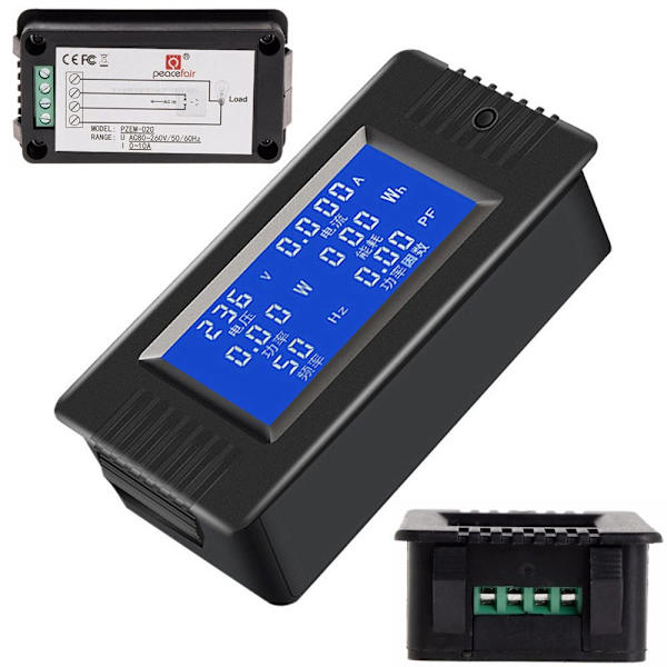Digital Spænding Energi Meter Voltmeter 5A 5A 5A