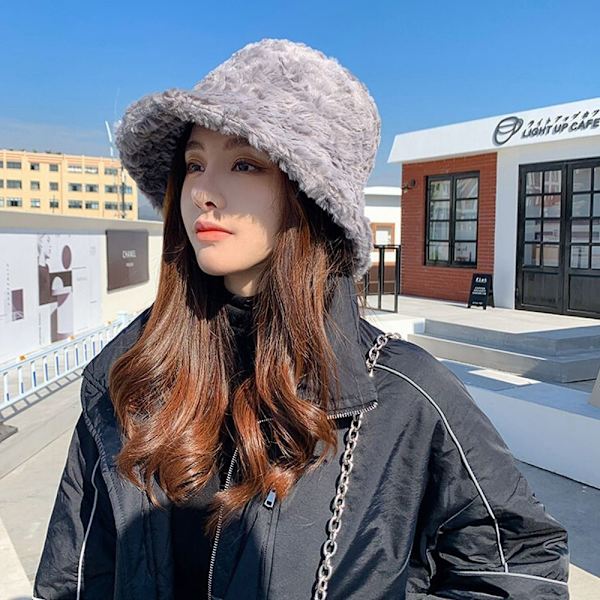 Plys Bucket Hat Fisherman Cap HVID White