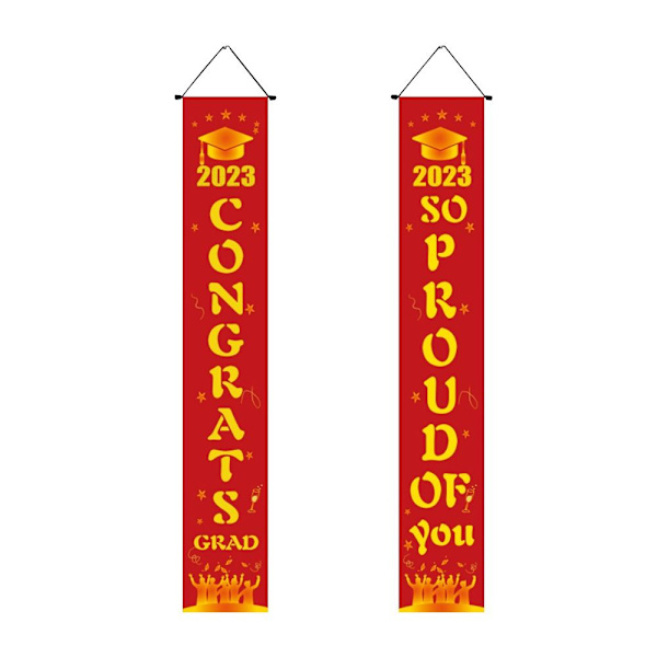 Graduation Season Flaggor Graduation Decoration 8 8 8