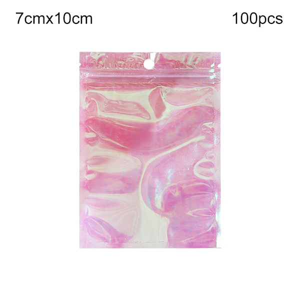 100st självförslutande påsar Förpackningspåse 7CMX10CM 7cmx10cm
