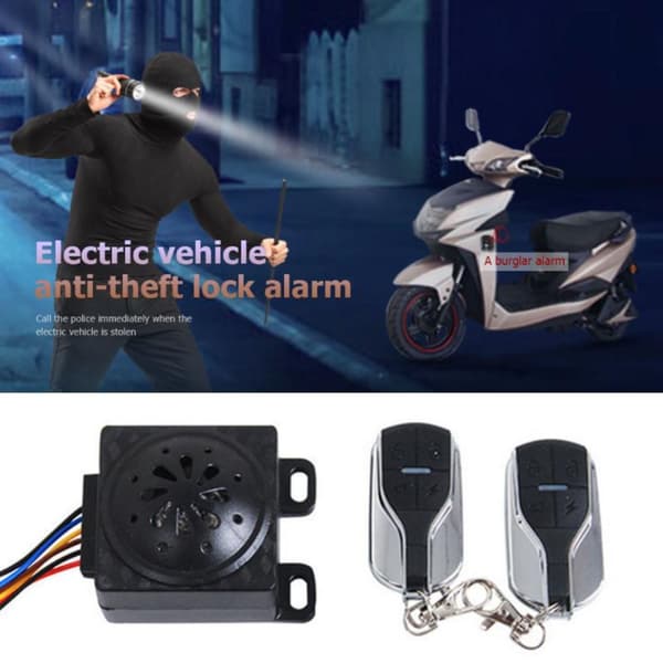Motorcykellarmenhet Stöldskydd A A A