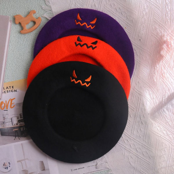 Halloween pumpa basker cap franska hattar KHAKI khaki