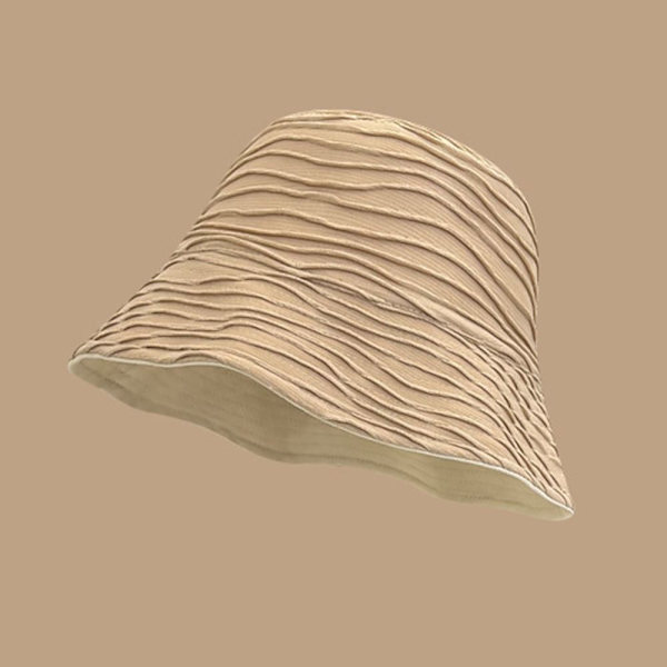 Vändbar Bucket Hat Solskydd KAFFE coffee