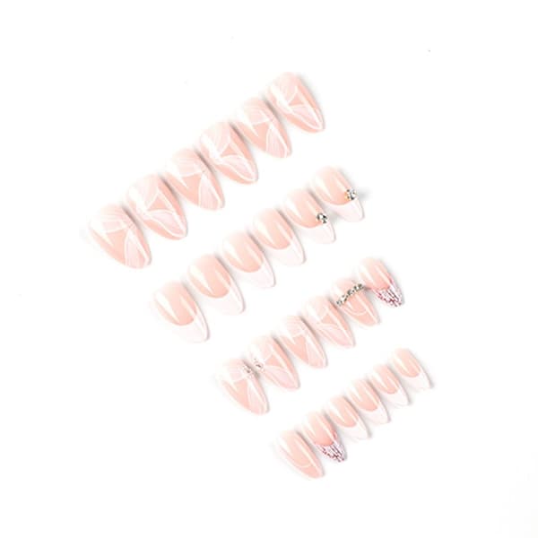 False Nails Long Almond 1 1 1