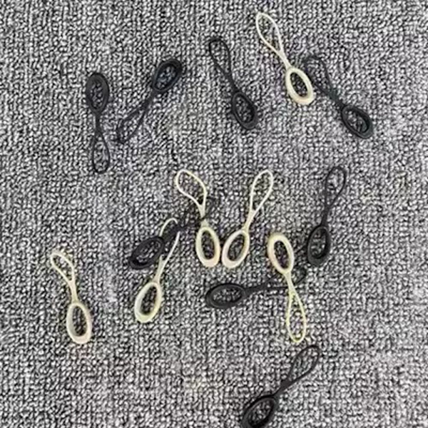 5stk Sort Glidelås Pull Puller End SVART Black