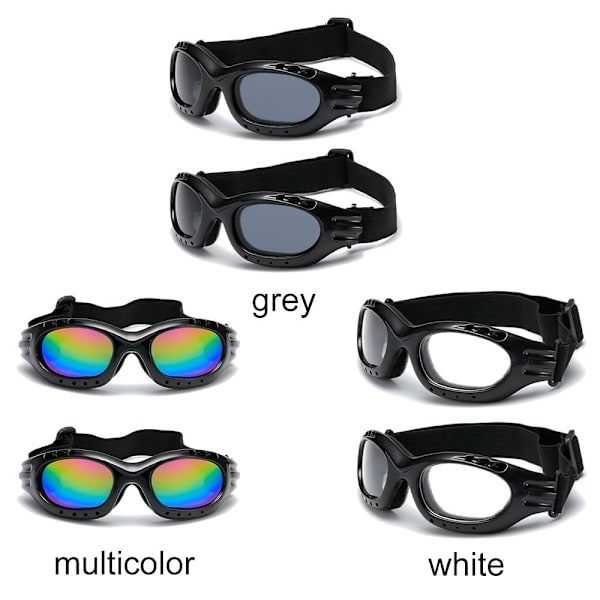 2 Stk Motorcykelbriller Vindtætte linser MULTICOLOR multicolor