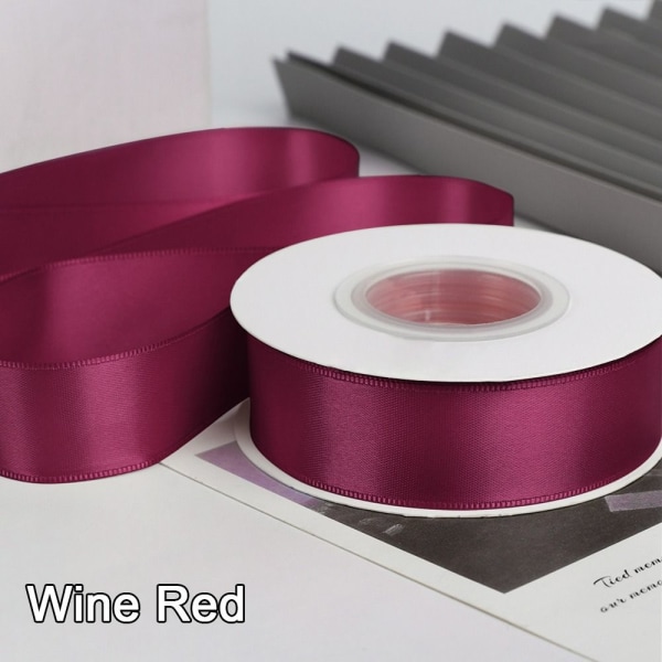 Satin Ribbon Red Ribbon WINE RED WINE RED Wine Red