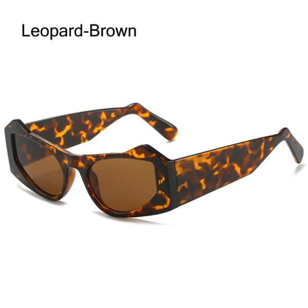 Cat Eye Solbriller Solbriller for kvinner LEOPARD-BRUN Leopard-Brown