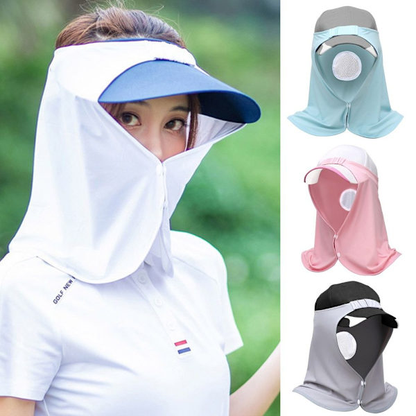 Golf Ice Scarf Solskydd Scarf VIT White