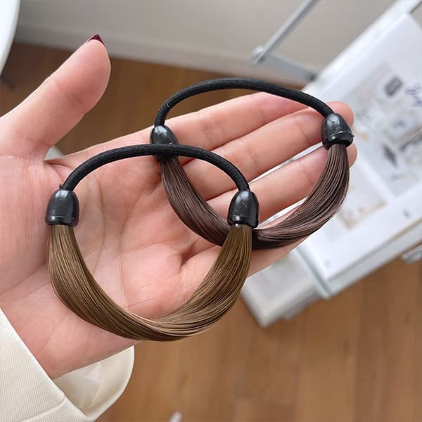 4 STK Hårreb Hårbånd SORT SORT Black