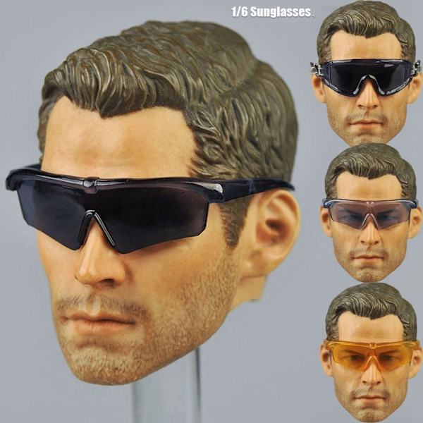 1/6 Soldier Doll Glasses Miesten/Naisten Nukkelasit ORANSSIT Orange