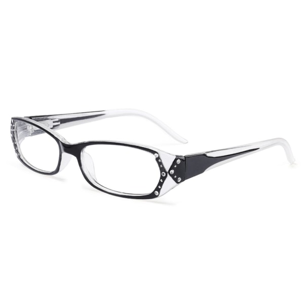 Tryckglasögon Diamantutsmyckade glasögon SVART STYRKA 3,00 black Strength 3.00