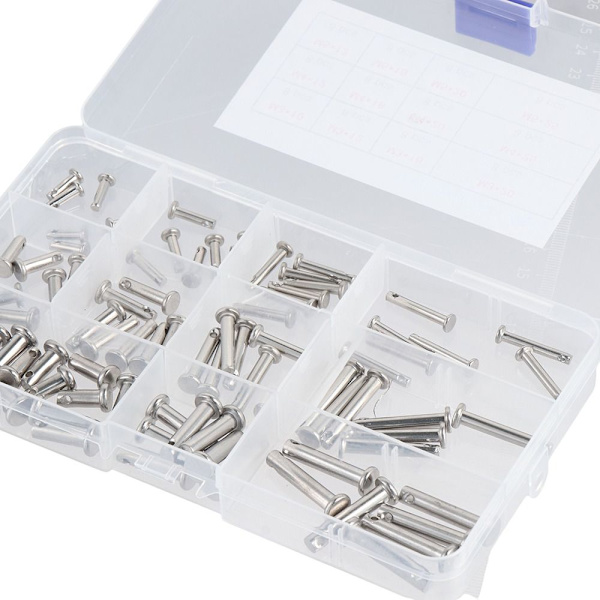 96stk Clevis Pins Steel Pin Sortiment Kit